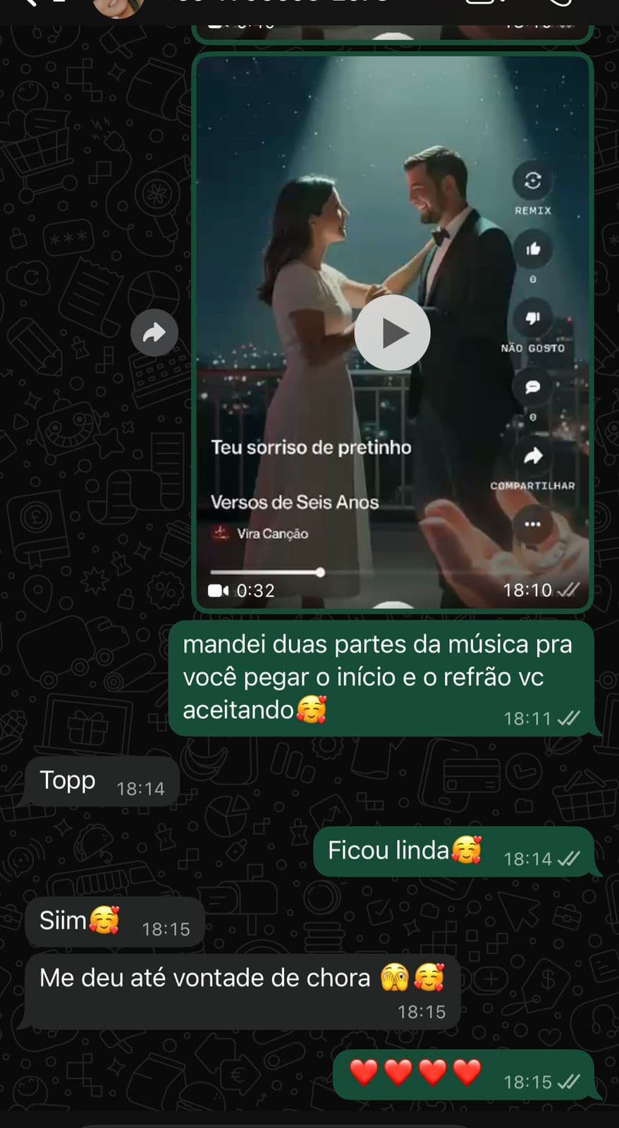 Cliente: "Ficou linda… me deu até vontade de chorar."